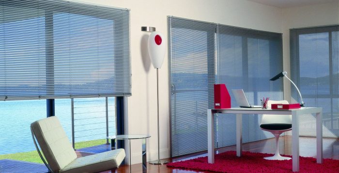 Blue Aluminium Venetians