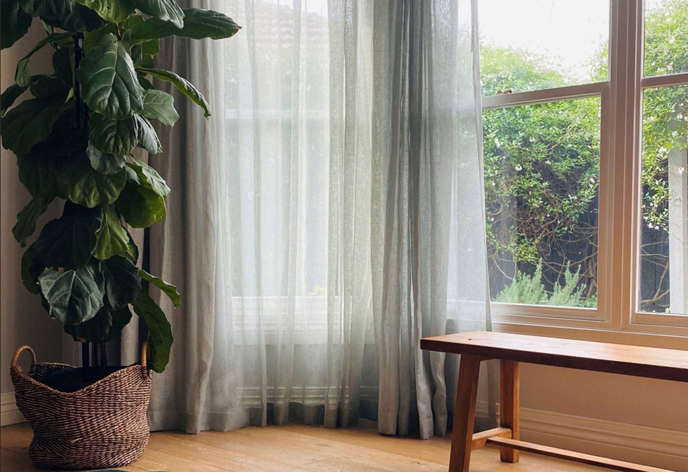 Sheer Linen Curtains